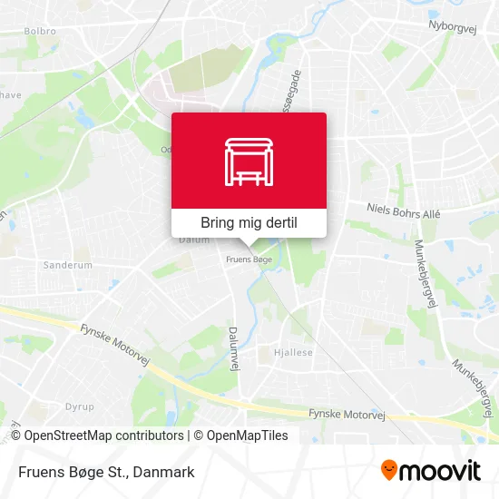 Fruens Bøge St. kort