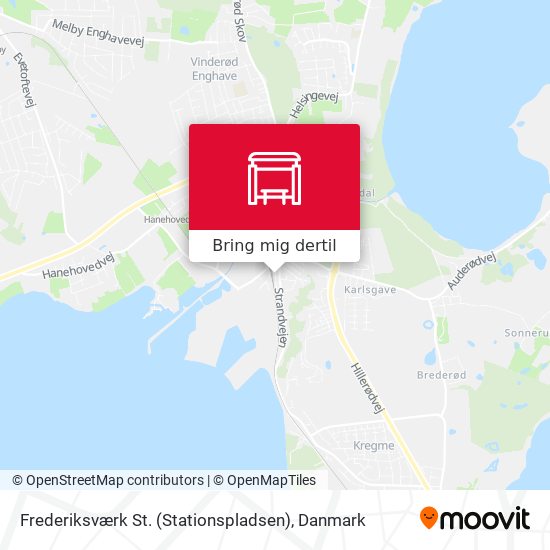 Frederiksværk St. (Stationspladsen) kort