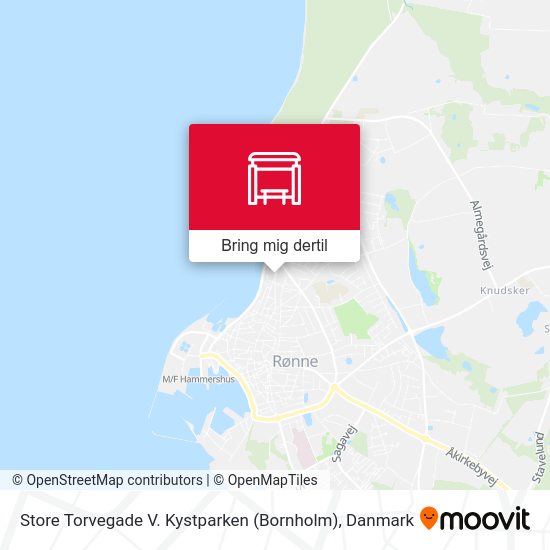 Store Torvegade V. Kystparken (Bornholm) kort