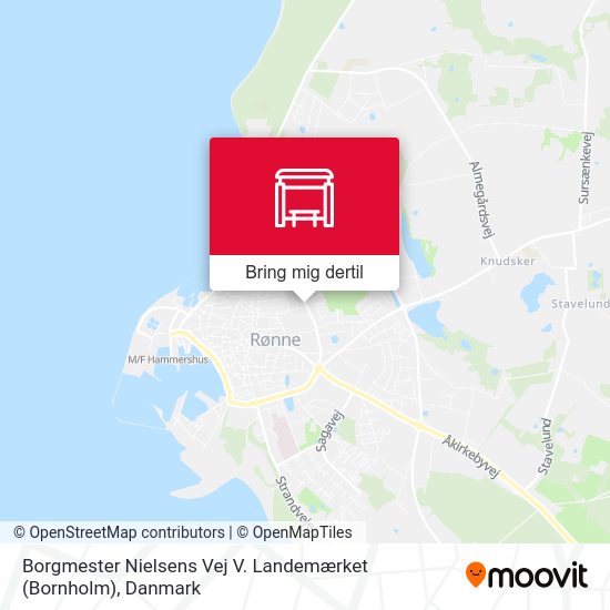 Borgmester Nielsens Vej V. Landemærket (Bornholm) kort