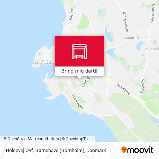 Helsevej Ovf. Børnehave (Bornholm) kort