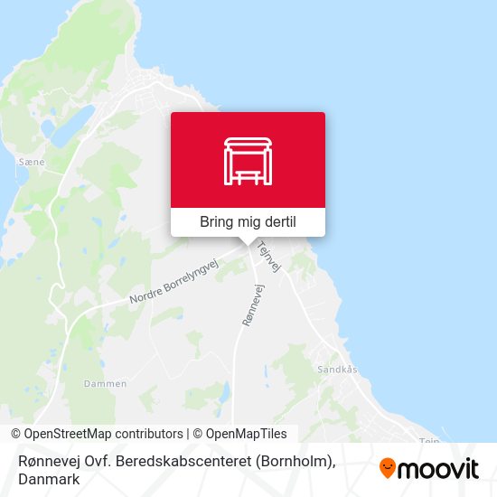 Rønnevej Ovf. Beredskabscenteret (Bornholm) kort