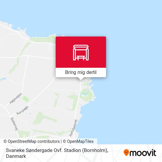 Svaneke Søndergade Ovf. Stadion (Bornholm) kort