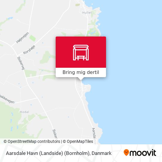 Aarsdale Havn (Landside) (Bornholm) kort