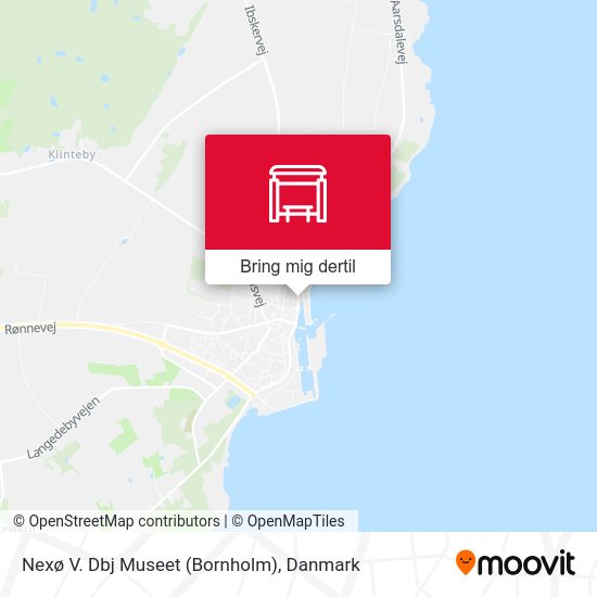 Nexø V. Dbj Museet (Bornholm) kort