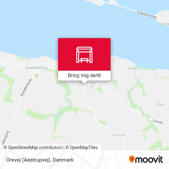 Orevej (Aastrupvej) kort