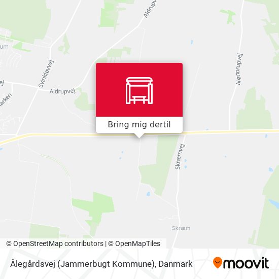 Ålegårdsvej (Jammerbugt Kommune) kort