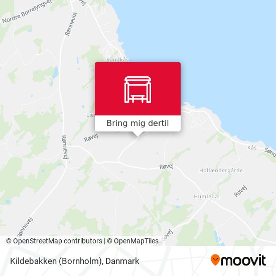 Kildebakken (Bornholm) kort