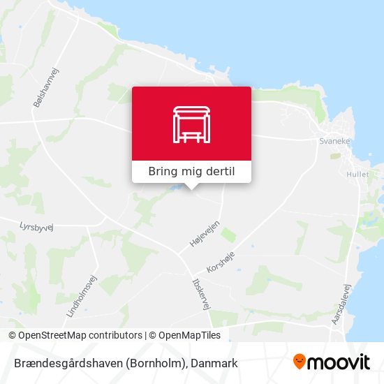 Brændesgårdshaven (Bornholm) kort