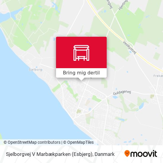 Sjelborgvej V Marbækparken (Esbjerg) kort