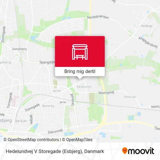 Hedelundvej V Storegade (Esbjerg) kort