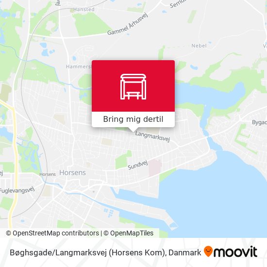Bøghsgade / Langmarksvej (Horsens Kom) kort