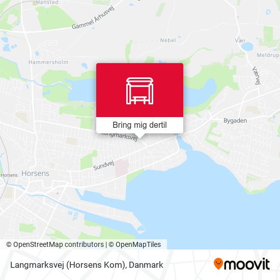 Langmarksvej (Horsens Kom) kort