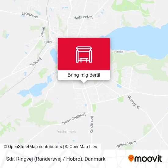Sdr. Ringvej (Randersvej / Hobro) kort