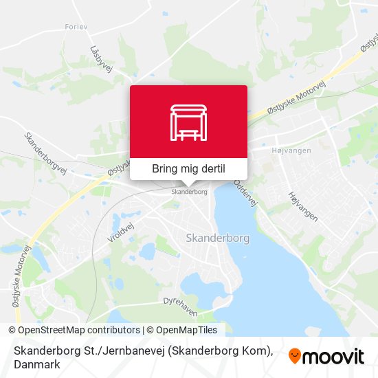 Skanderborg St. / Jernbanevej (Skanderborg Kom) kort