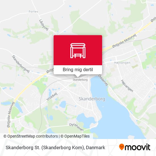 Skanderborg St. (Skanderborg Kom) kort