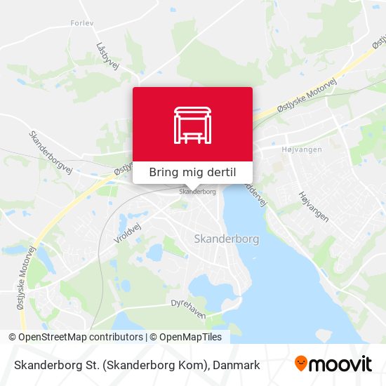 Skanderborg St. (Skanderborg Kom) kort