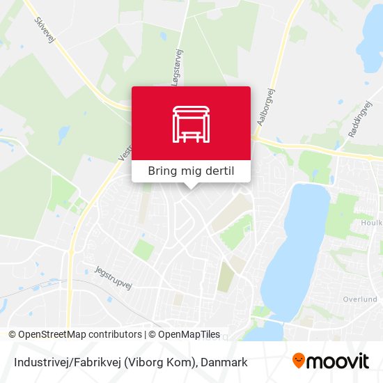 Industrivej / Fabrikvej (Viborg Kom) kort