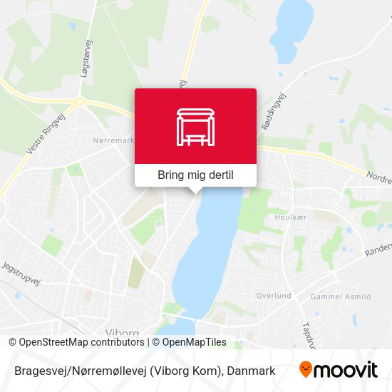 Bragesvej / Nørremøllevej (Viborg Kom) kort