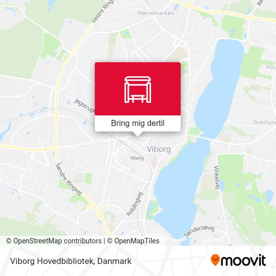Viborg Hovedbibliotek kort