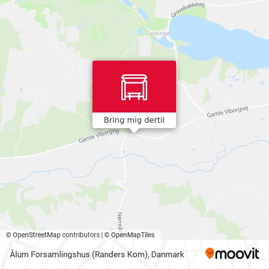 Ålum Forsamlingshus (Randers Kom) kort