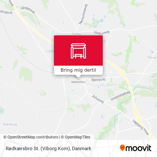 Rødkærsbro St. (Viborg Kom) kort