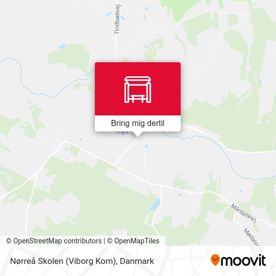 Nørreå Skolen (Viborg Kom) kort