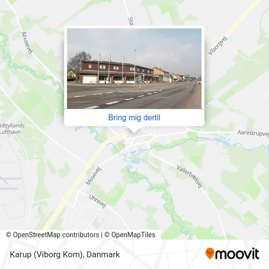 Karup (Viborg Kom) kort