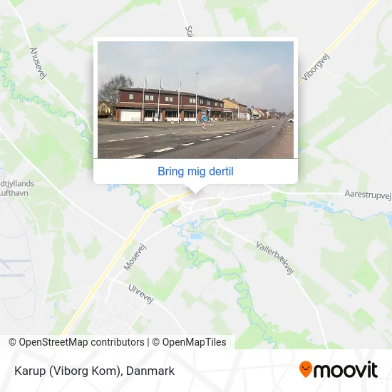 Karup (Viborg Kom) kort