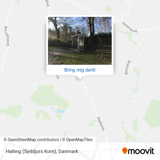 Halling (Syddjurs Kom) kort