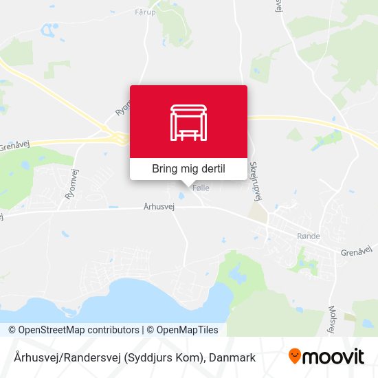 Århusvej / Randersvej (Syddjurs Kom) kort