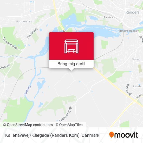 Kallehavevej / Kærgade (Randers Kom) kort