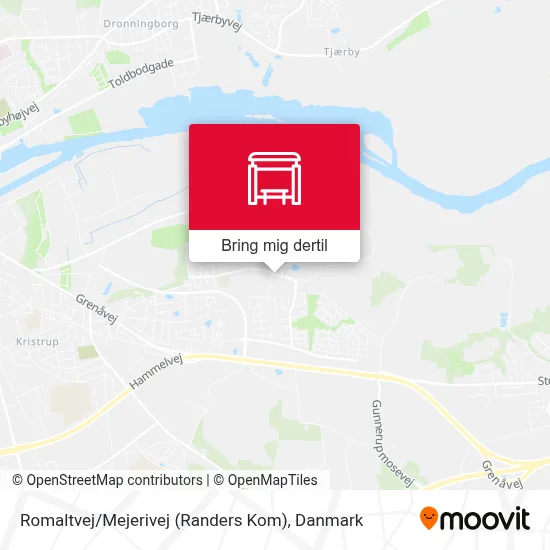 Romaltvej / Mejerivej (Randers Kom) kort