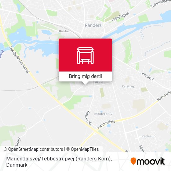 Mariendalsvej / Tebbestrupvej (Randers Kom) kort