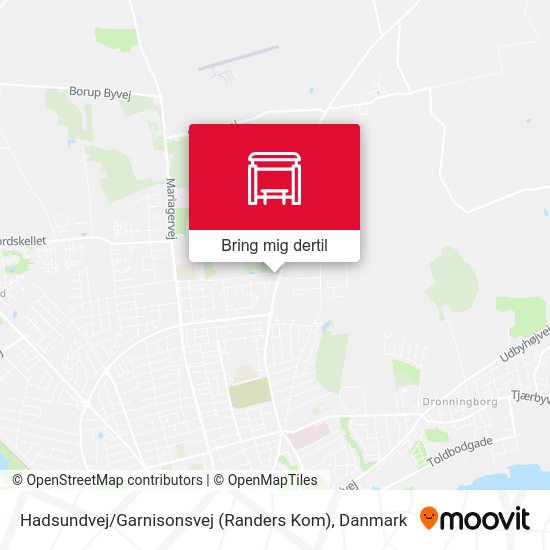 Hadsundvej / Garnisonsvej (Randers Kom) kort