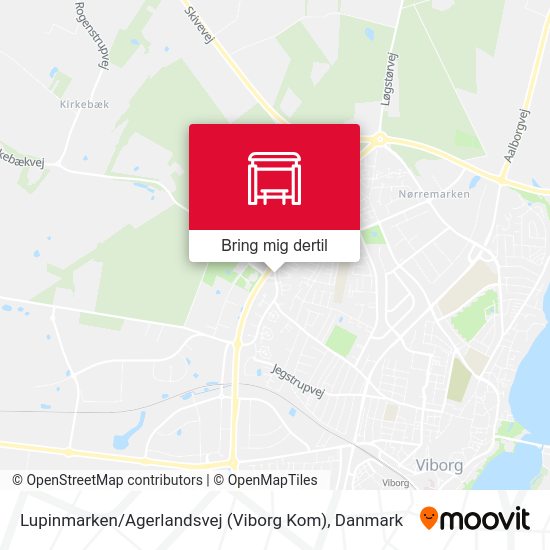 Lupinmarken / Agerlandsvej (Viborg Kom) kort