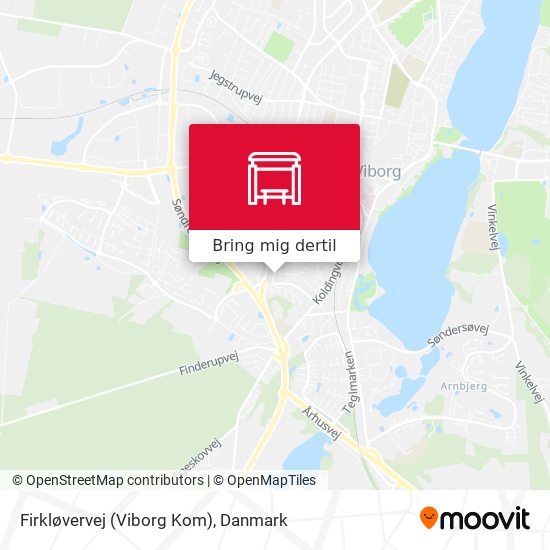 Firkløvervej (Viborg Kom) kort