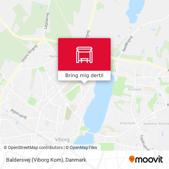 Baldersvej (Viborg Kom) kort