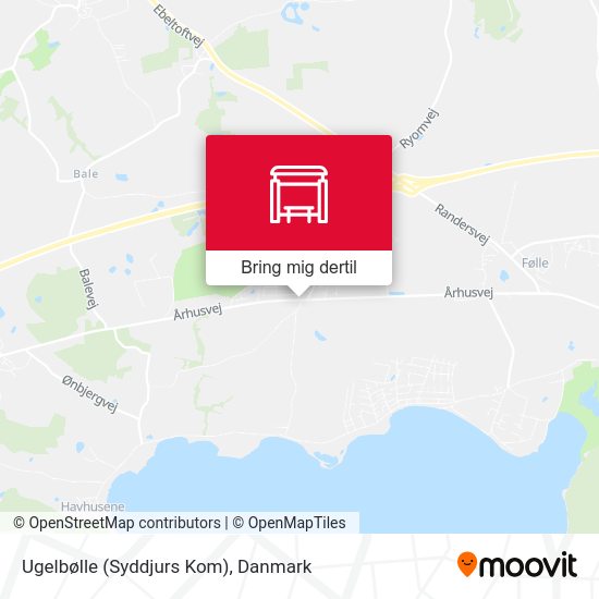 Ugelbølle (Syddjurs Kom) kort