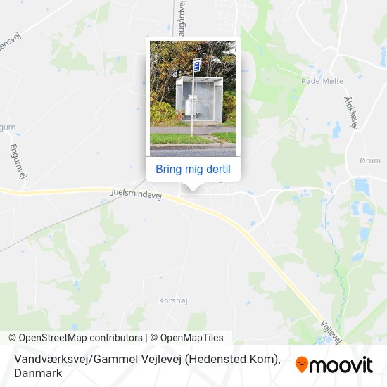 Vandværksvej / Gammel Vejlevej (Hedensted Kom) kort