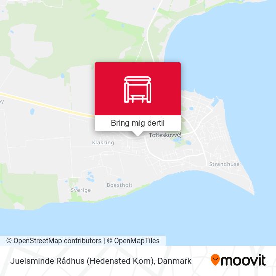 Juelsminde Rådhus (Hedensted Kom) kort