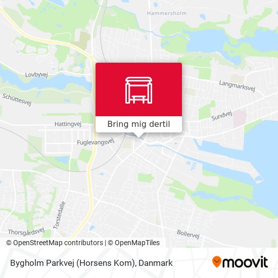 Bygholm Parkvej (Horsens Kom) kort