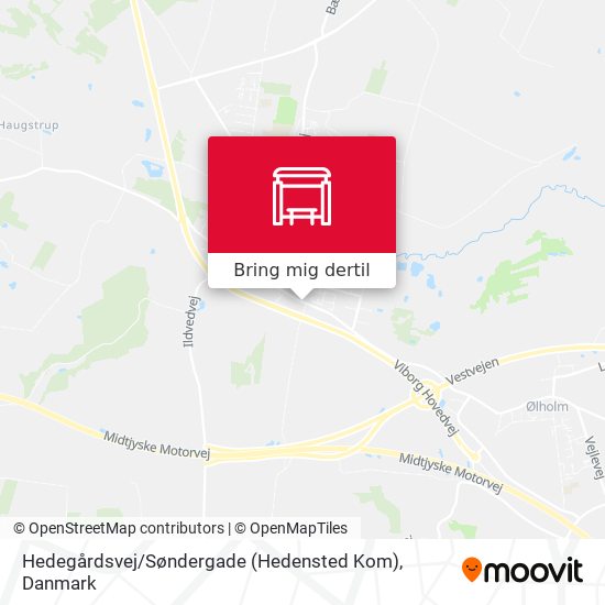 Hedegårdsvej / Søndergade (Hedensted Kom) kort