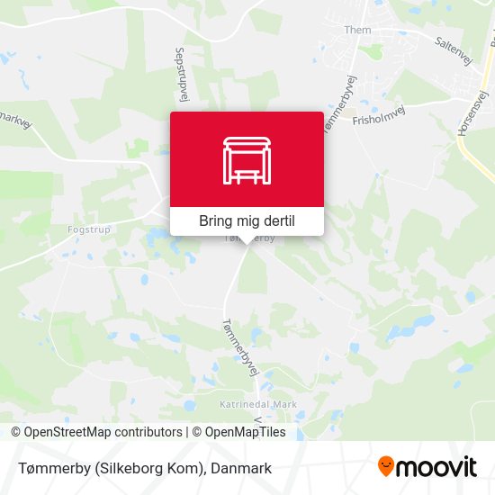 Tømmerby (Silkeborg Kom) kort