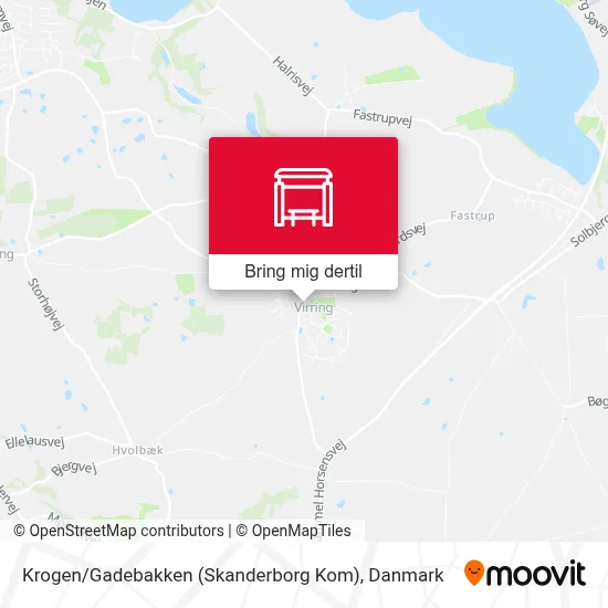 Krogen / Gadebakken (Skanderborg Kom) kort