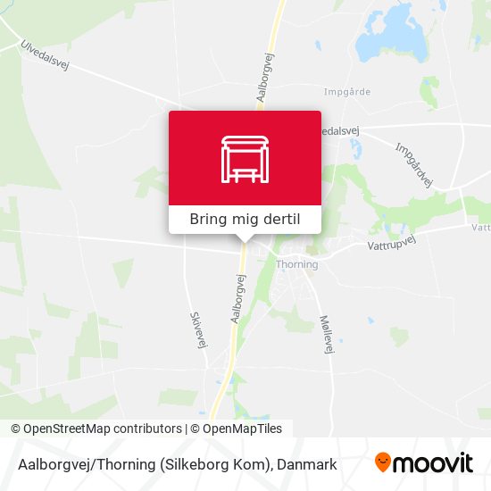 Aalborgvej / Thorning (Silkeborg Kom) kort