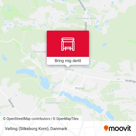 Velling (Silkeborg Kom) kort