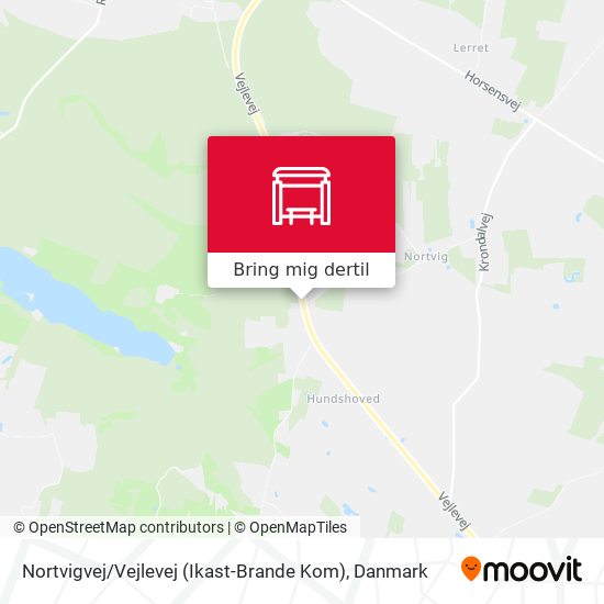 Nortvigvej / Vejlevej (Ikast-Brande Kom) kort