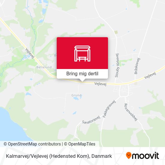 Kalmarvej / Vejlevej (Hedensted Kom) kort