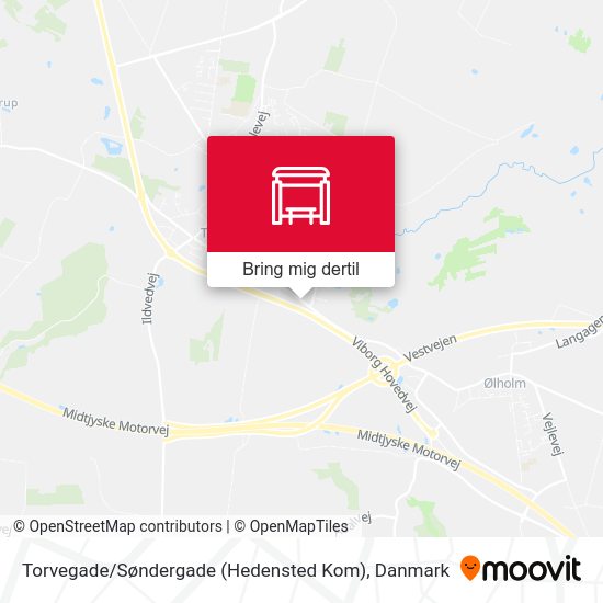Torvegade / Søndergade (Hedensted Kom) kort